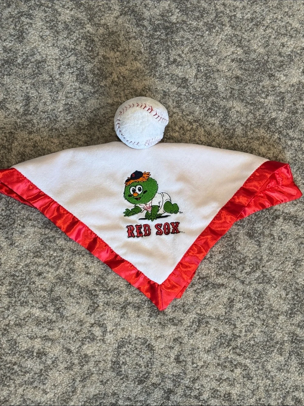 Baby Fanatic Lovey Security Blanket Boston Red Sox